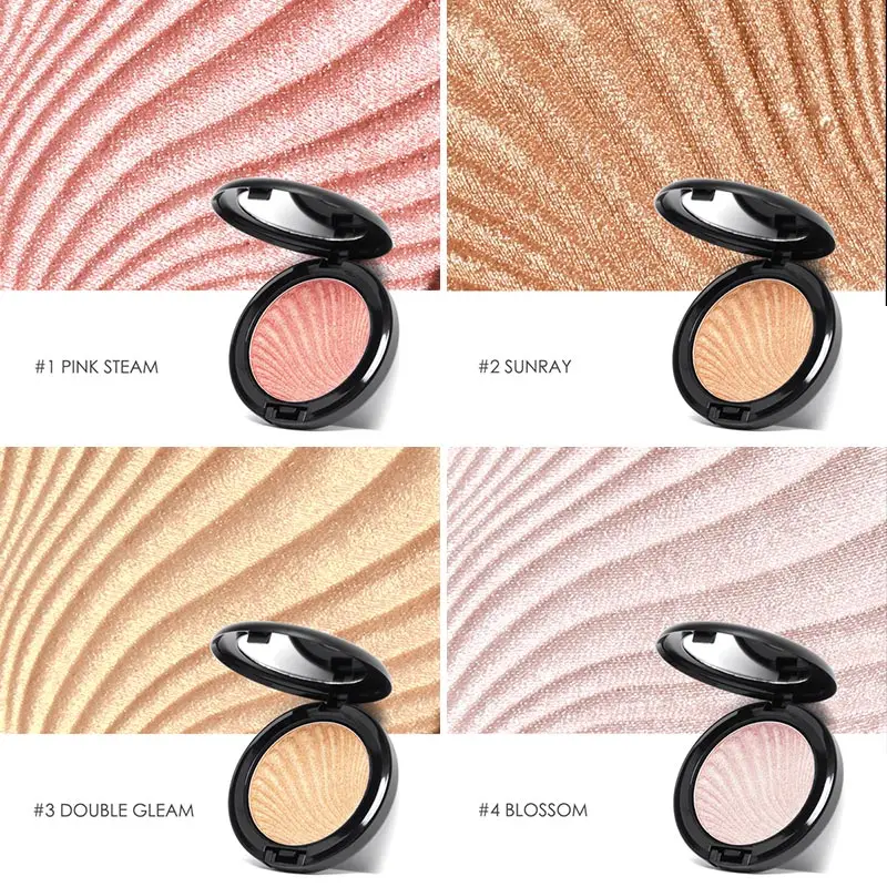 FOCALLURE Face Highlighter Bronzer Makeup Powder Illuminator
