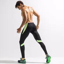 Мужские компрессионные легинсы для бега баскетбольный спортзал брюки мужские Бодибилдинг; бег, бег, обтягивающие леггинсы спортивные штаны