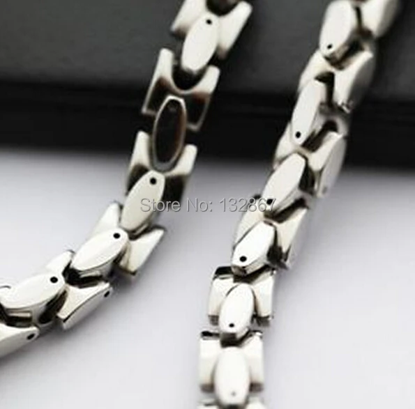 Выбрать 18 ''-36'' из нержавеющей стали 9 мм Тяжелые кости цепочки ожерелье
