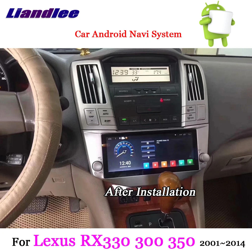 Cheap Liandlee Car Android System For Lexus RX RX200 RX330 RX300 RX350 400H 2001~2014 Radio Carplay GPS Nav MAP Navigation Multimedia 1