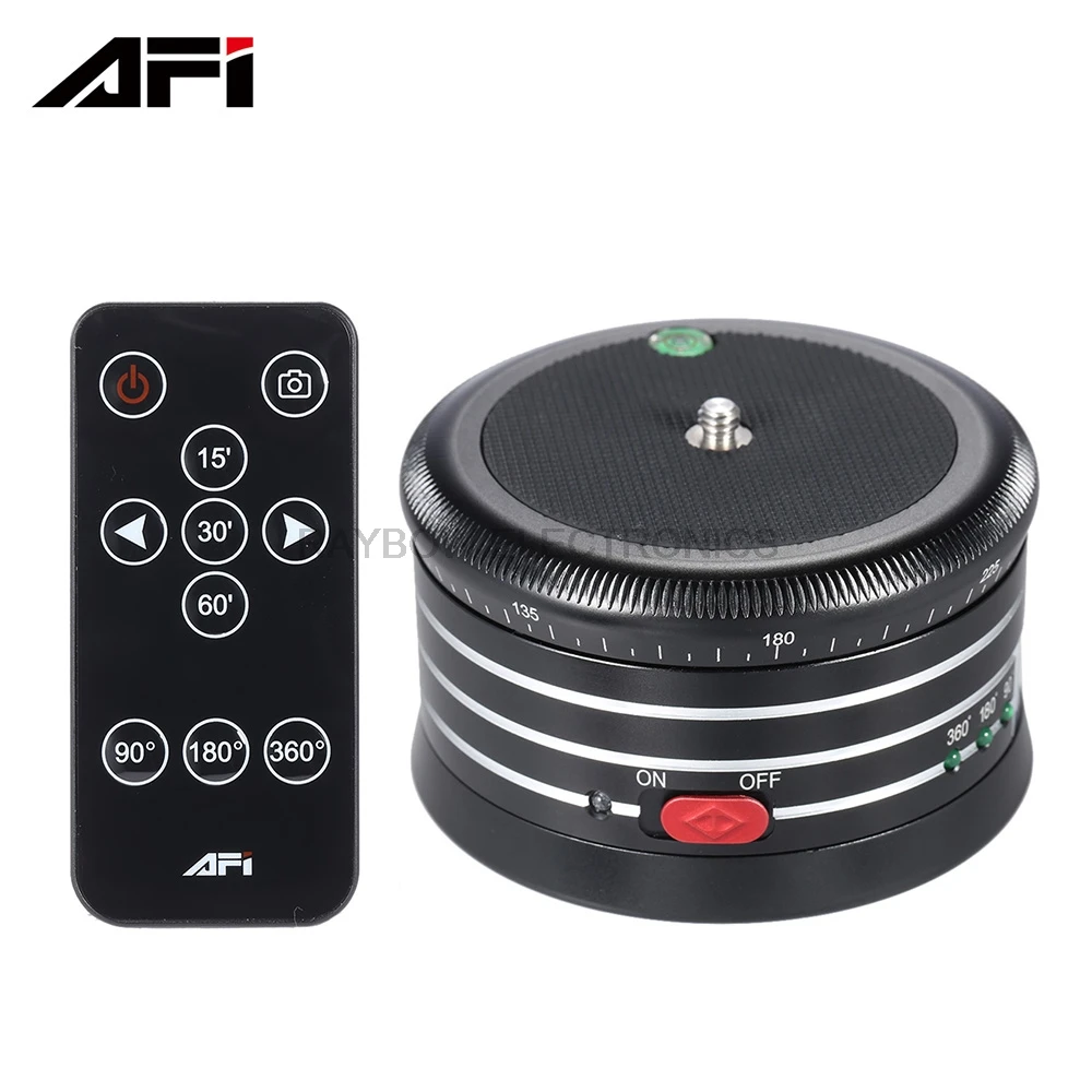 AFI MRA01 360 Degree Electric mini tripode camara profesional ball head for GoPro Action mirrorless Camera