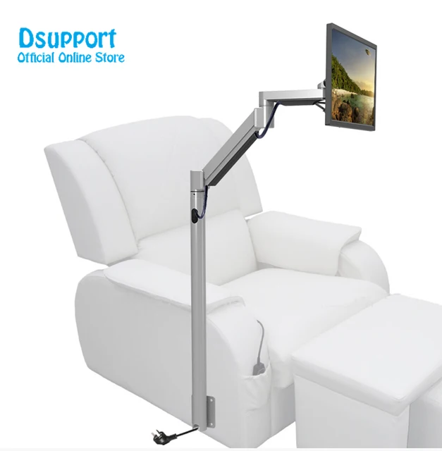 Customized Floor Mount Monitor Holder Stand Sofa Bedside Fixed Customized Floor Mount Monitor Holder Stand Sofa Bedside Fixed Tv For Foot Mage Chair