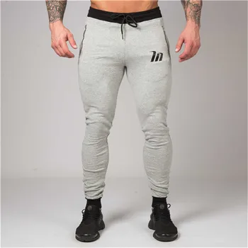 

2019 Jogging Pants Men Cotton Sweatpants Sport Pants Men Fitness Trousers Running Joggers Pants Sportswear Trackpants Leggings