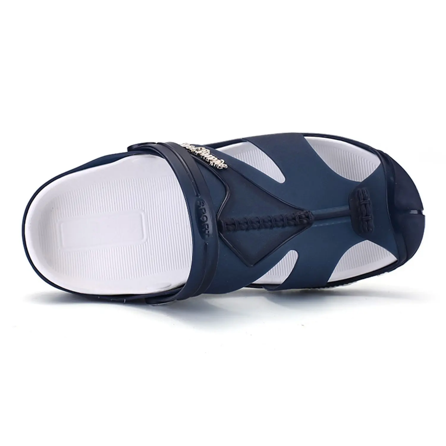 2018 new Summer Fashion Sandals Men's Rubber Soft Shoes Home Outdoor Sports Beach Men's Massage Footwear