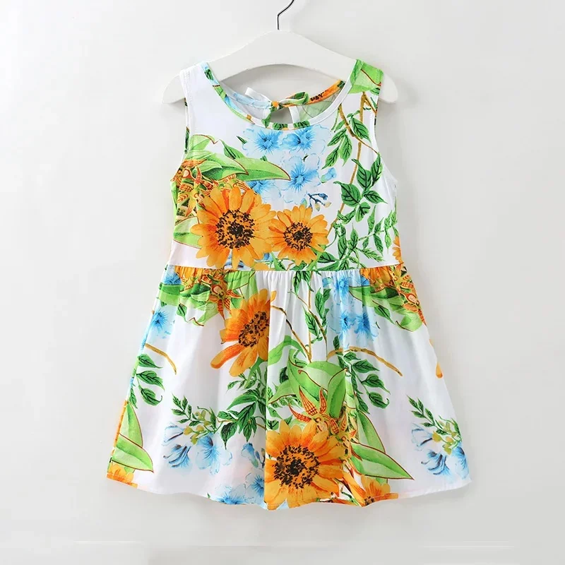 Baby Girl Clothes New Cute Printed Children Toddler Girls Dress Summer ...