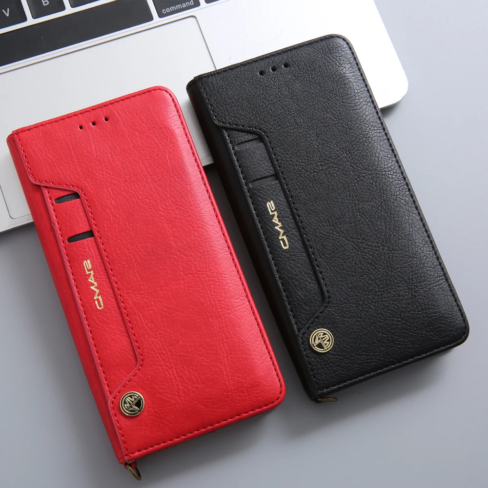 Leather Flip Case For Coque Huawei P20 Case Magnet Flip Cover For Funda Huawei P20 Phone Wallet Case Hoesjes Credit Card Holder