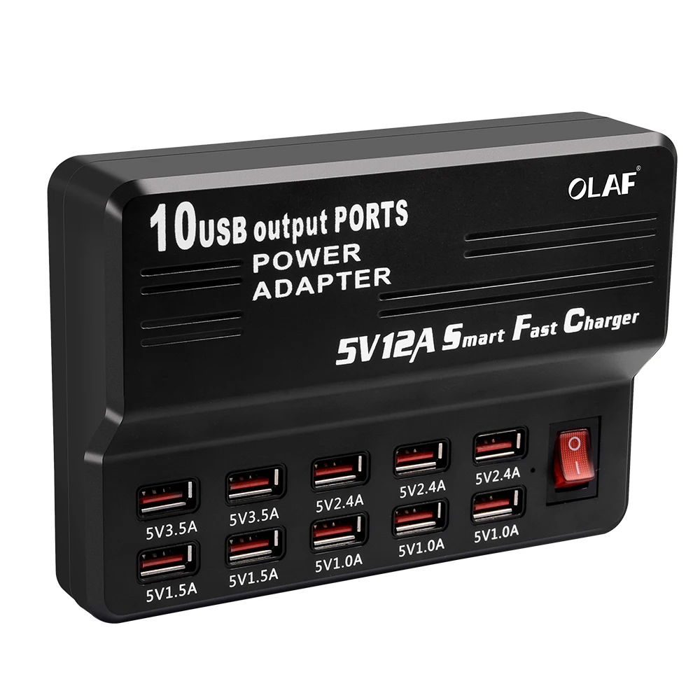 10 منافذ متعددة منفذ شاحن USB جدار شاحن سطح المكتب شحن ذكي محطات للجوال هاتف لوحي دفتر كاميرا 10 منافذ متعددة منفذ شاحن USB جدار شاحن سطح المكتب شحن ذكي محطات للجوال هاتف لوحي دفتر كاميرا