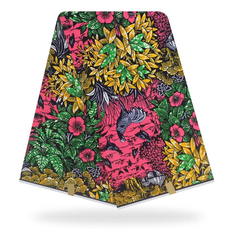 

African fabric African wax African Hollandais Real Dutch Wax Veritable wax For Patchwork Sewing ! J60809