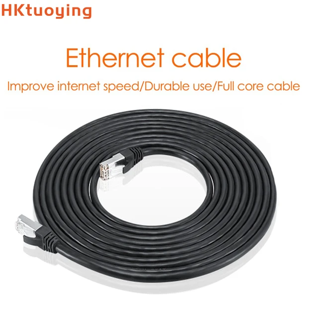 50M 20M Ethernet Cable RJ45 Cat5 Lan Cable UTP RJ45 Network Cable for NVR  DVR Switcher router TV Compatible Patch Cord Cable