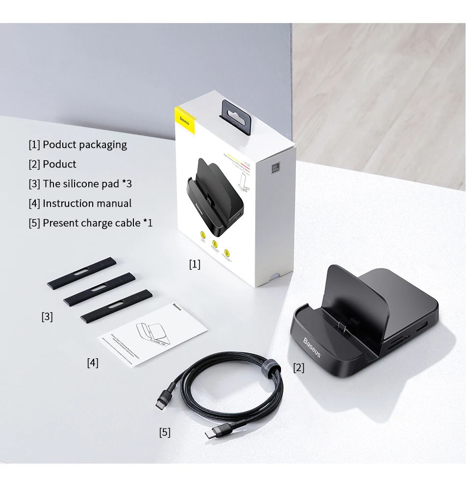 Baseus концентратор USB Type C док-станция для samsung S10 S9 Dex Pad станция USB-C к HDMI док-станция адаптер питания для huawei P30 P20 Pro