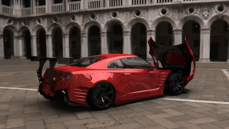2008-2014 Nissan R35 GTR CBA DBA Bensopra Style Bodykit FRP (18)