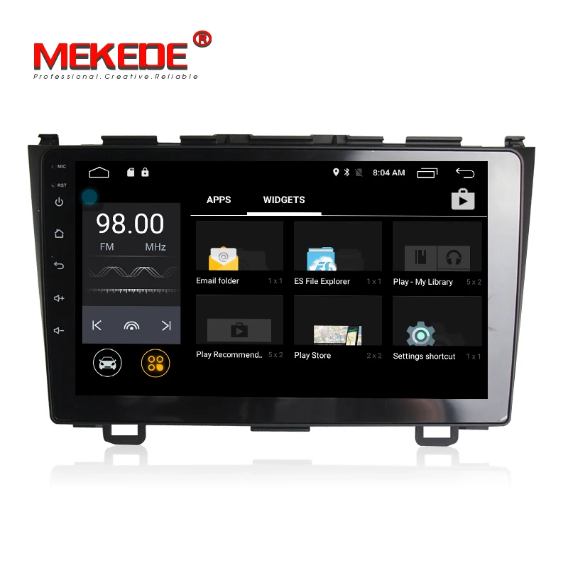 Discount MEKEDE free shipping 2GRAM 1 Din Android 7.1 GPS Car Radio 9inch for Honda/CRV  CR-V 2007-2011 Radio Car Stereo 4G LTE RDS 4