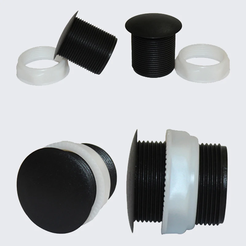 

10PCS 28MM Button hole plug button cover hole cap Screw in type Black for arcade cabinet