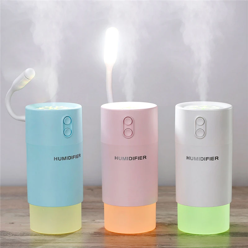 

400ML Mini USB Air Humidifier Humidificadores Portable Car Air Humidifier Cool Mist Purifier Mute Humidification For Home Office