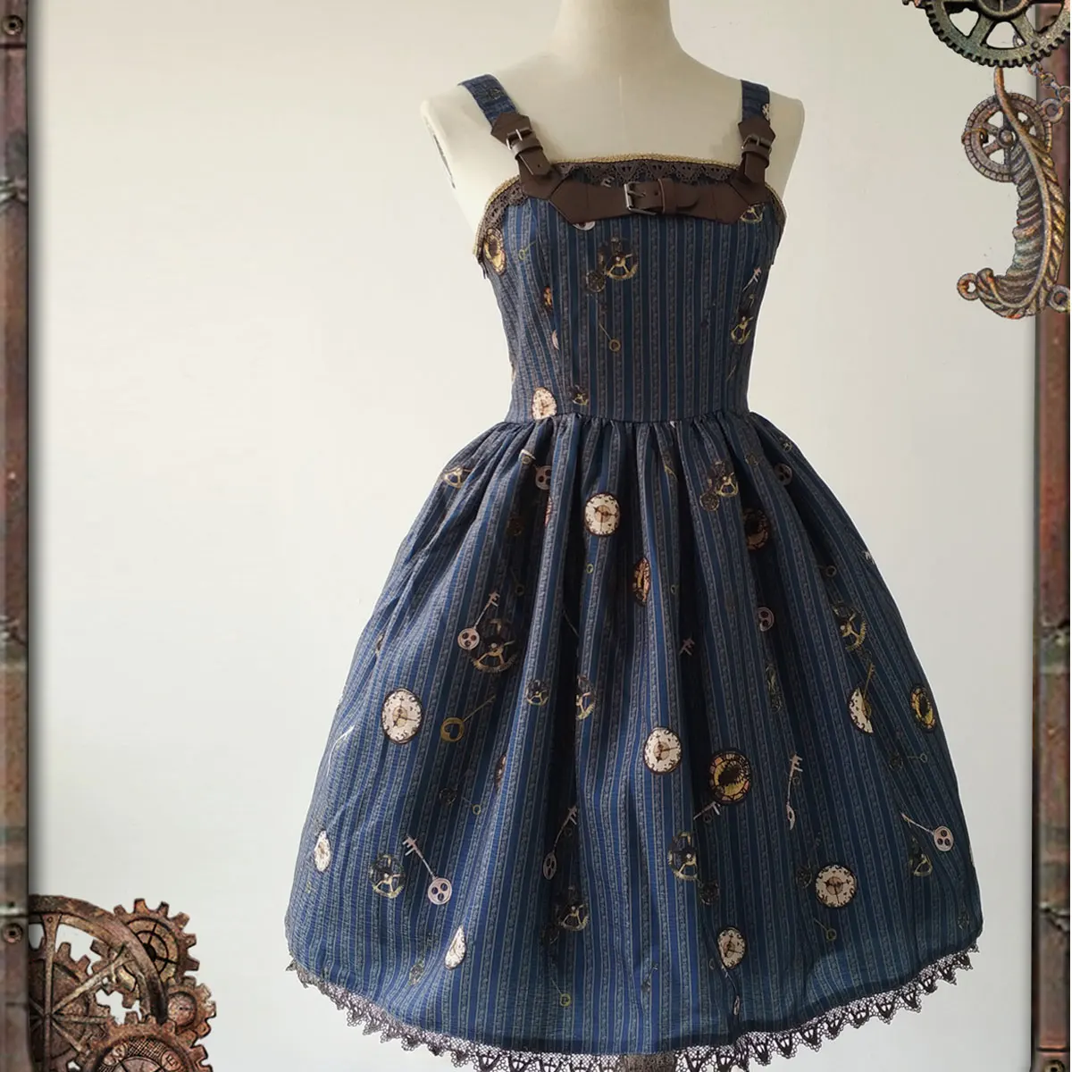 Стильное женское мини-платье в стиле стимпанк, механическое платье-кукла, серия зубчатой передачи, платье JSK* предзаказ