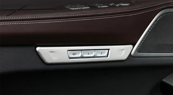 

Yimaautotrims Seat Adjustment Memory Switch Button Cover Trim 4 Pcs For BMW 7 Series G11 G12 2016 2017 2018 Interior Mouldings