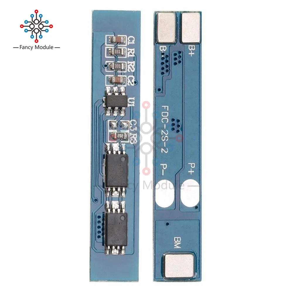 2S 2 cell 3A 7,4 8,4 V литий-ионный 18650 литий-полимерный аккумулятор плата защиты BMS PCB