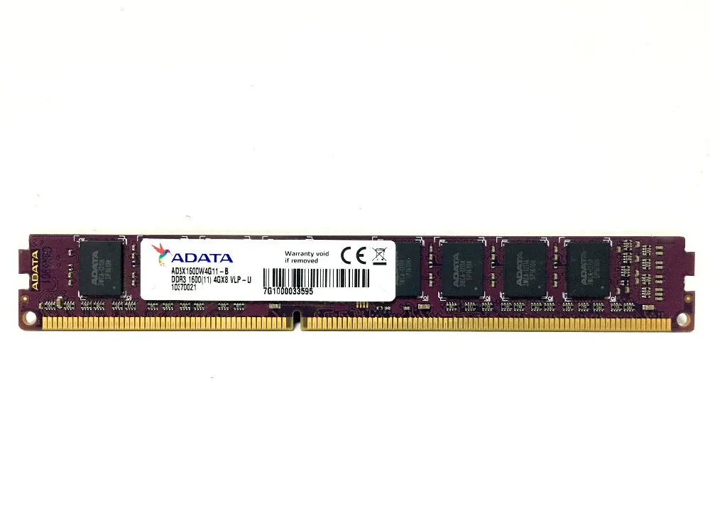 Модуль оперативной памяти для ПК ADATA настольный компьютер DDR3 2 ГБ 4 8 PC3 1333 1600 МГц 2G