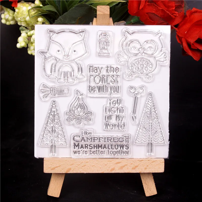 

New Alphabet Transparent Silicone Clear Rubber Stamp Sheet Cling Scrapbooking DIY Cute Pattern Photo Album PaperCard Decor Stamp