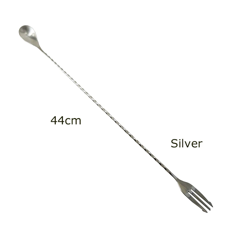 Ложка барная витая из нержавеющей стали 44 см (17 3 дюйма) 1 шт.|cocktail mixing spoon|bar spoonmixing