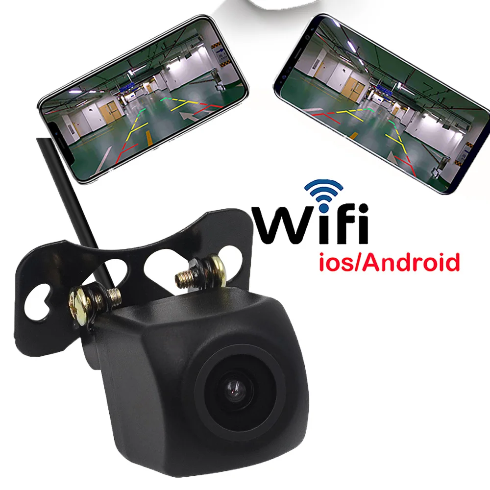 

Wireless Car Rear View Camera WIFI Reversing Camera Dash Cam HD Night Vision Mini Body Tachograph for iPhone and Android