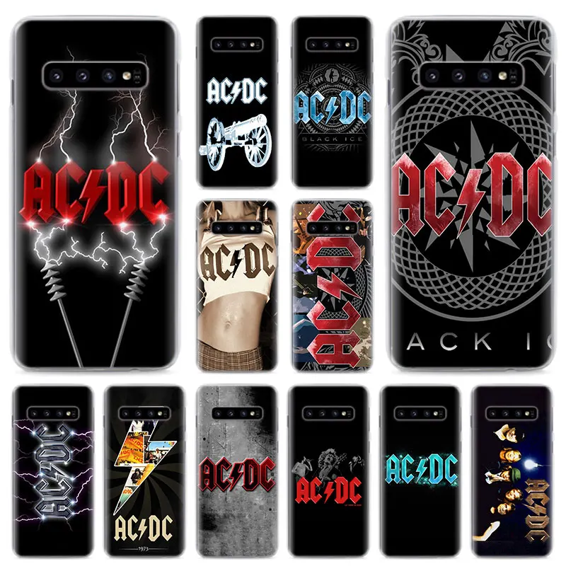 

ACDC Rock Phone Cases for Samsung Galaxy S8 S9 S10 Plus S10e M10 M20 S6 S7 Edge Hard Back case cover