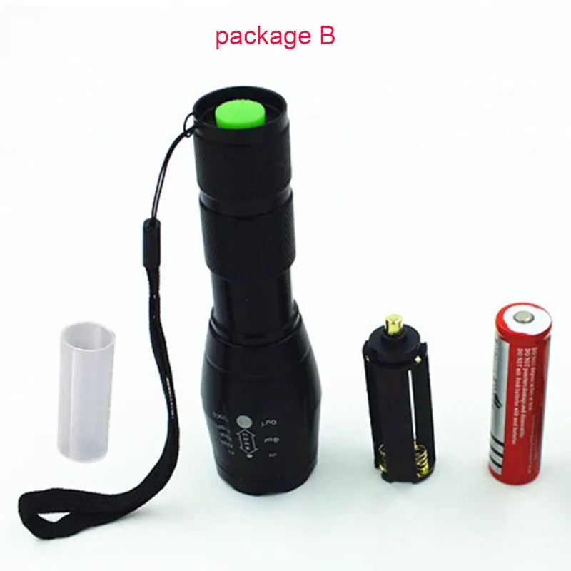 Розничная коробка E17 CREE XM L T6 фонарик Высокая мощность светодиодный