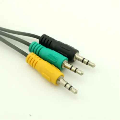 1pcs Replacement 3.5mm Male TRS Audio Cable for 5.1 Channel Logitech Computer Speakers 5FT 1pcs Replacement 3.5mm Male TRS Audio Cable for 5.1 Channel Logitech Computer Speakers 5FT