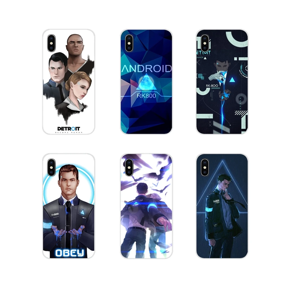 

Detroit Become Human For Xiaomi Redmi Note 6A MI8 Pro S2 A2 Lite Se MIx 1 Max 2 3 For Oneplus 3 6T Soft Transparent Shell Covers
