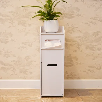 Tanie Factory Direct Półka łazienkowa Podłoga Z Darmowym Przepychaczem Wodoodporna Toaleta Toaletowa Szafka Boczna Może Być Dostosowana Do Sprzedaży Hurtowej Lo88354