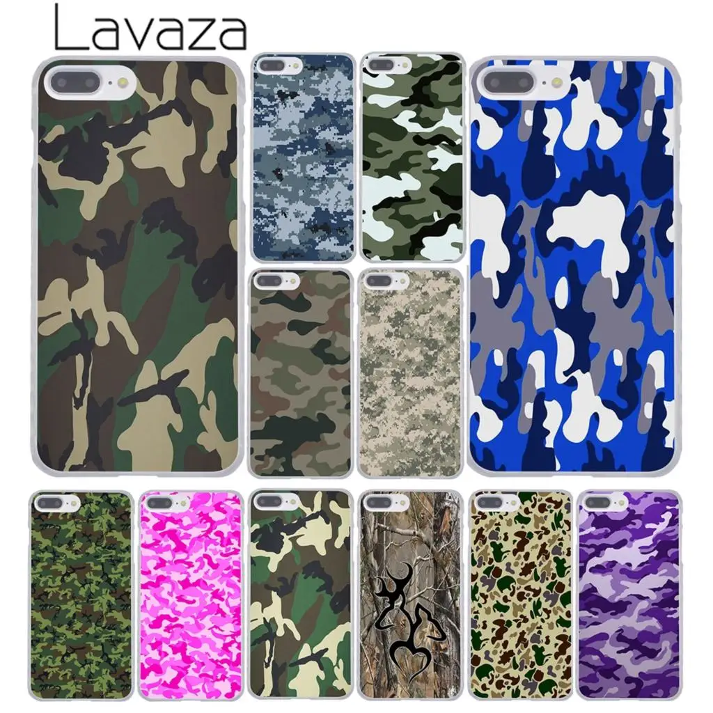 Lavaza Camouflage Pattern Camo military Army Hard Cover Case for iPhone
