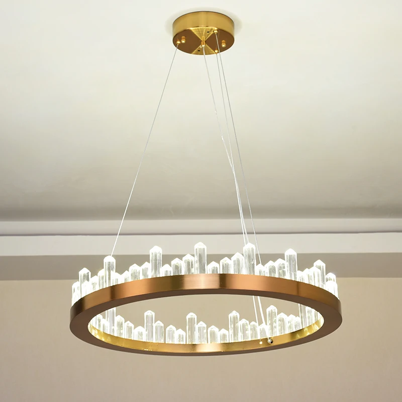 Короткий дизайн, современные хрустальные люстры, черный/золотой подвесной светильник s AC110V 220 V, блеск, светильник для столовой, светильники, барная лампа