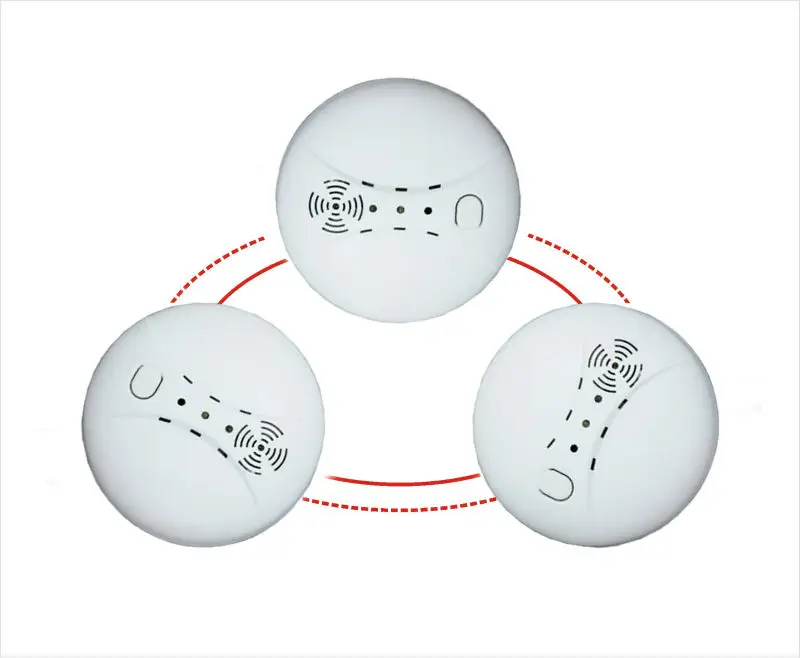 

interlinkable smoke detector interlinkable smoke Sensor Fire Alarm can work with PSTN WIFI GSM Home Security alarm System