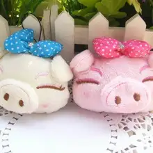 Плюшевая игрушка «поросенок» куклы маленькая сумка-свинья украшения маленькие автомобильные аксессуары 100 шт/партия