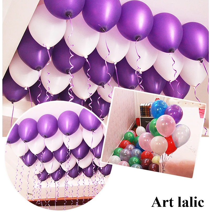 Latex Balloons Party Decorations Wedding Anniversary All Birthday 10" PEARL 