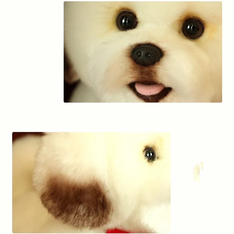 Children's Plush Toys Simulation Dog Poodle Doll Stuffed Animals Dogs for Girlfriend Kid Birthday Gift 30x14x28 DY50299 (13)