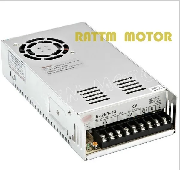 

250W 24V Switch Power Supply! CNC Router Single Output Power Supply 250W 24V Foaming Mill Cut Laser Engraver Plasma