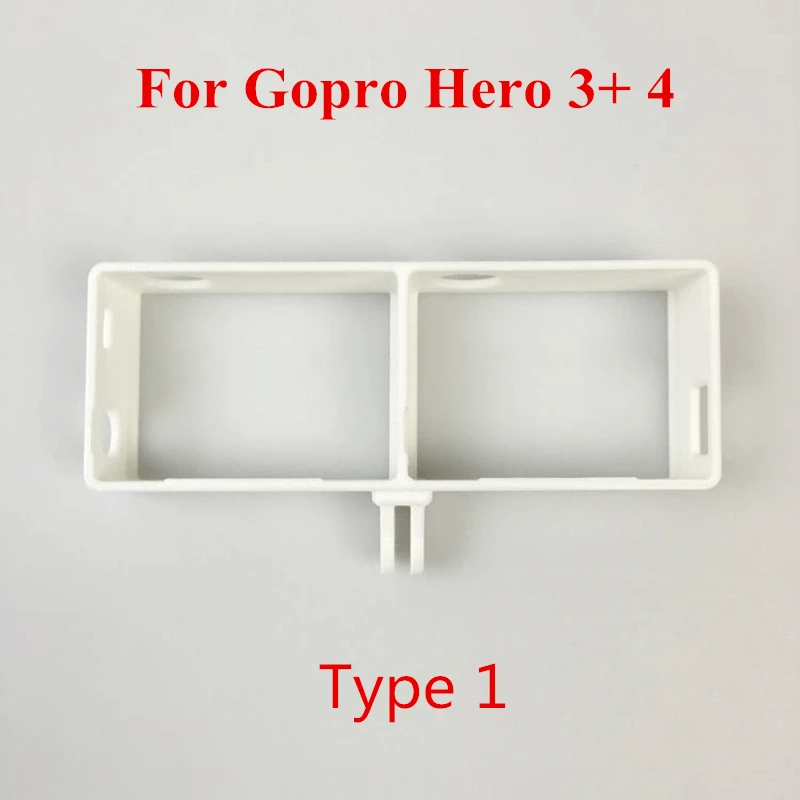 Sunnylife 2в1 корпус камеры рамка 2 двойной кронштейн корпус съемка Держатель двойной порт чехол для Gopro Hero 3+/4 3D печать - Цвет: Type 1