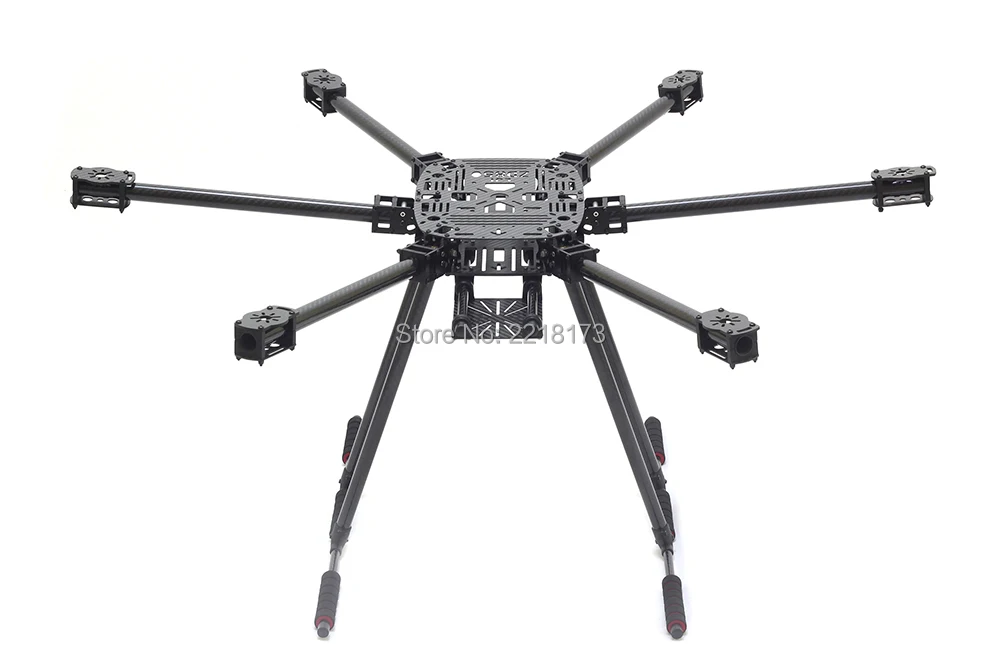 

ZD850 ZD 850 Full Carbon Fiber Hexa-Rotor Frame Foldable Arm Hexacopter Frame Kit with Unflodable Landing Gear for FPV RC