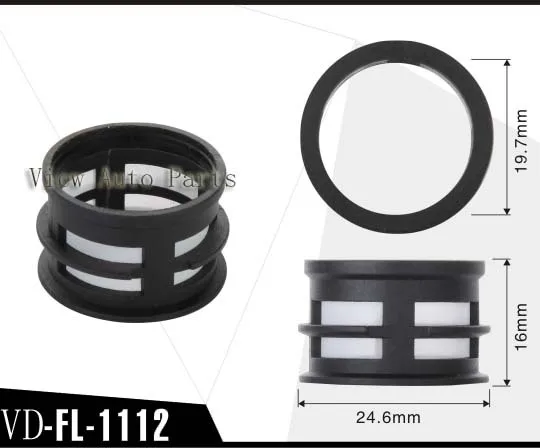 200pcs Fuel Injector Filter Fit For Ford CFI 4Cyl Chrysler TBI-Holley cars Repair Kits 24.6*16*19.7mm VD-FL-1112 | Автомобили и
