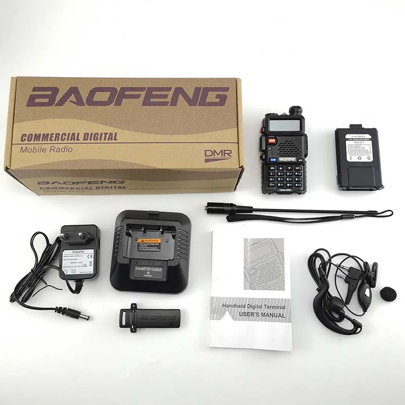 Baofeng DM 5R Tier1 Tier2 ретранслятор сигнала цифровой иди и болтай Walkie Talkie DMR Dual Band Time Slot
