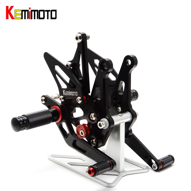 

KEMiMOTO Z1000 Z 1000 Rearset Foot Rest Set foot stand for KAWASAKI Z1000 2014 Motorcycle Accessories CNC Adjustable
