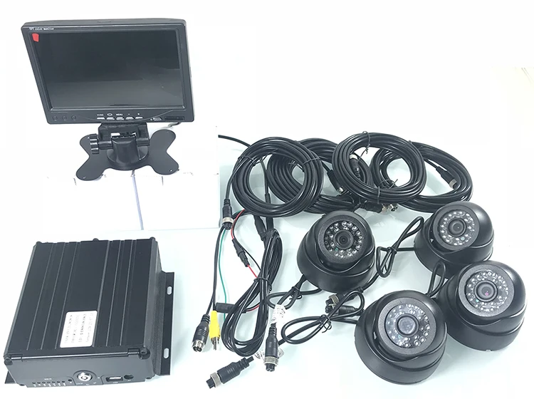 Sistema de Proteção Registro de Cartão Kit de Monitoramento de Ônibus Canal Ntsc Carro Agrícola Locomotiva 1 Máximo Apoio 256g sd hd 4 Pal - 13 Câmera multiângulo automotiva