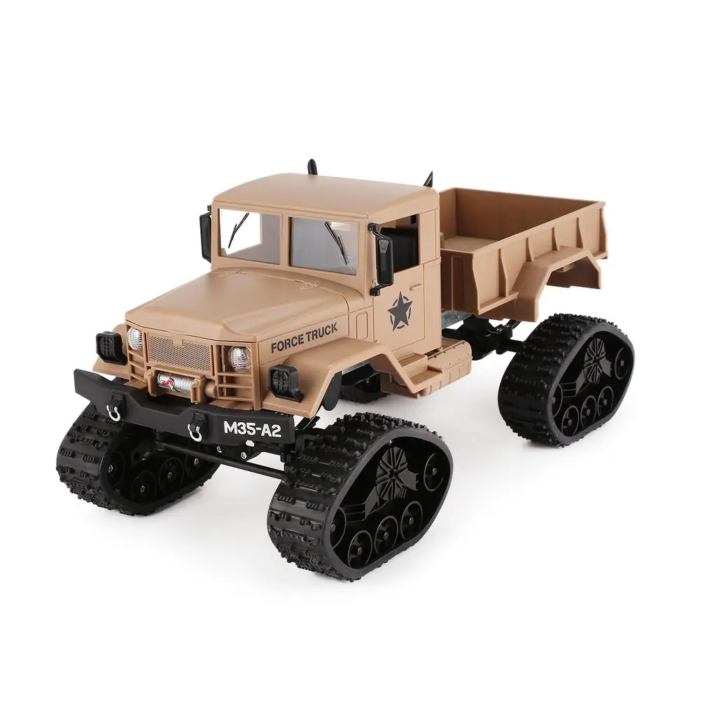 

FY001B 2.4Ghz 1/16 4WD Caterpillar Off-road RC Military Truck Climber 4 Wheel Drive Off-Road RC Car Model Crawler RC Car ToyGift