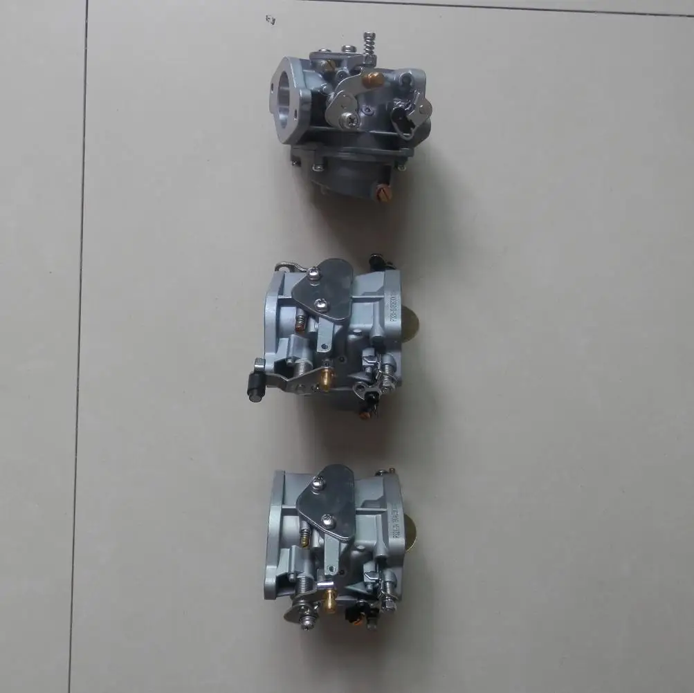 3 CARB группа для YAMAHA E60 PIONEER JIANHANG, PARSUN HIDEA HANGKAI 2 цикл 60HP T60 моторы верхняя средняя Нижняя карбюратор наборы