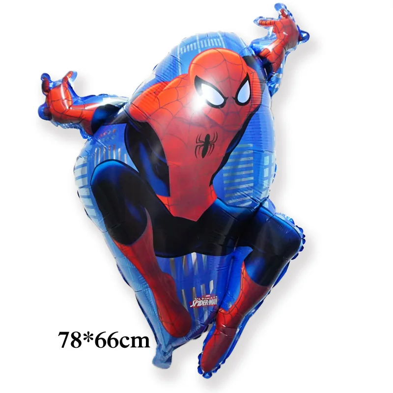 2 шт. фольга воздушные шары, Классические игрушки шары с изображениями Человека-паука Человек-паук гелиевые шары День рождения украшения - Цвет: 2pc spiderman