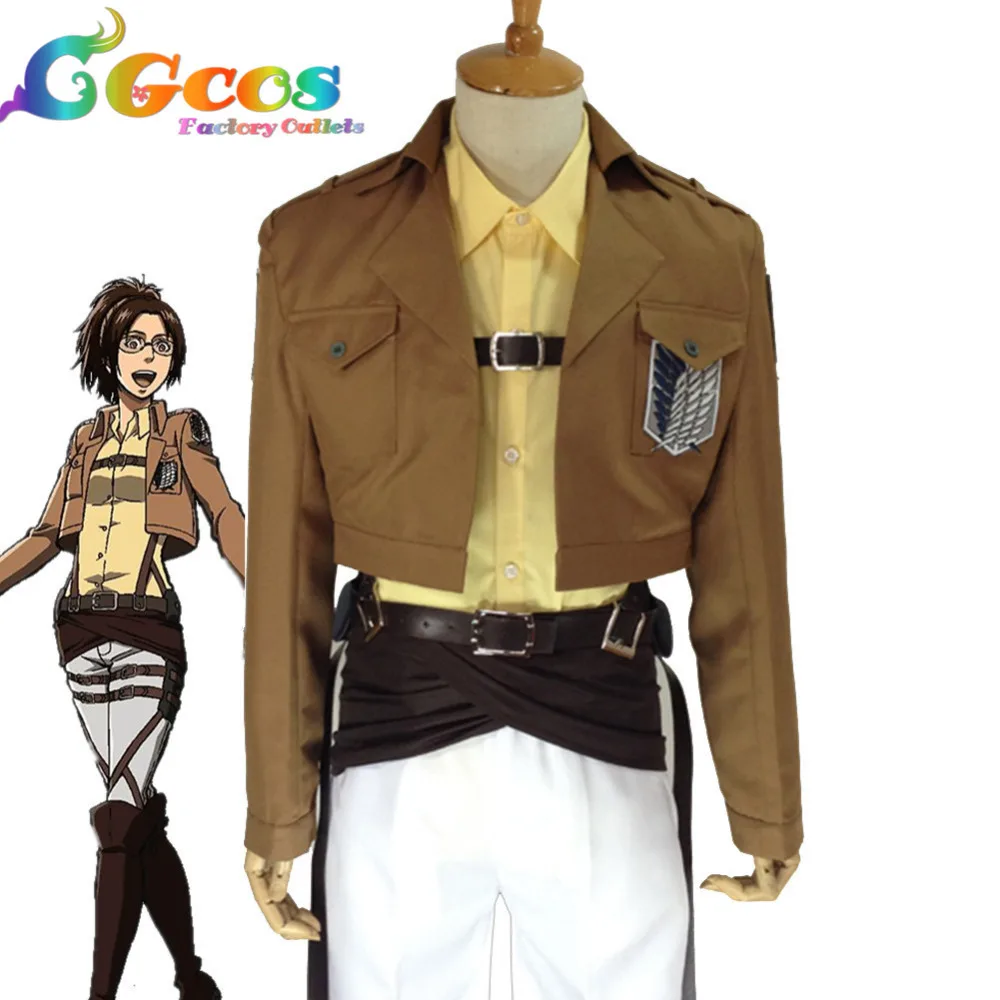 CGCOS Бесплатная доставка Косплей Костюм атака на Титанов Shingeki no Kyojin хандзи Зои