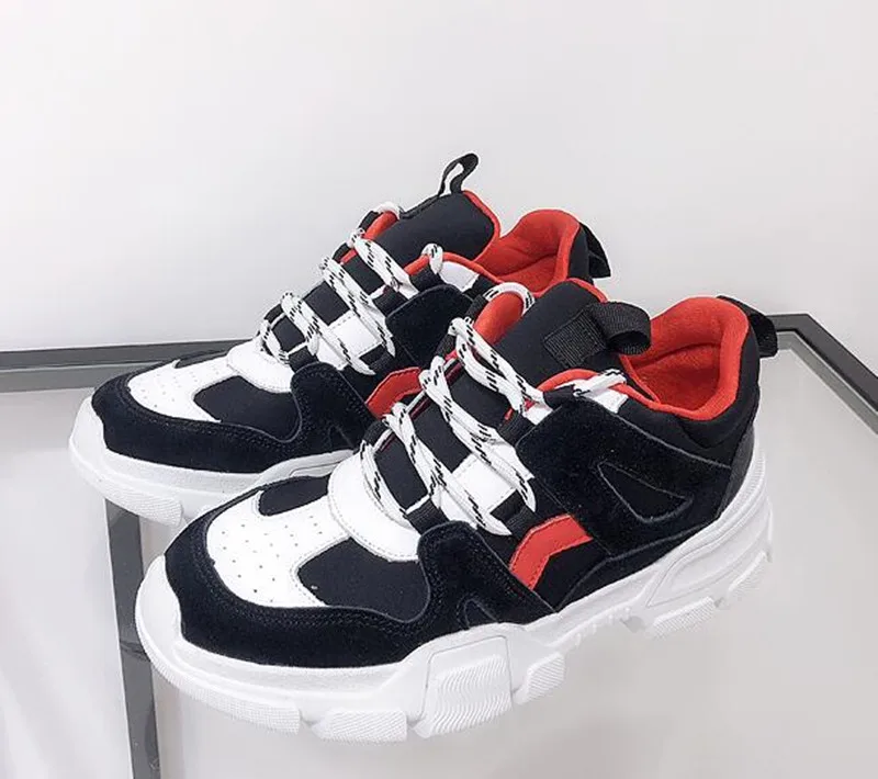 as Feminino Negro As Planos Zapatilla Zapatos Nueva Tenis Rojo Demandó Alta De Cómodos Cuero Moda Y Blanco 2018 Picture Picture Calidad Lujo Mujer Casual RcBWHC