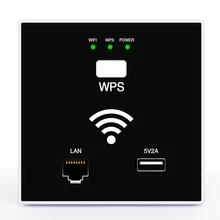 New 150Mbps in Wall WiFi Access Point Wireless Socket AP for Hotel Wi-Fi Project Support AC Management & RJ45 USB WPS Encryption New 150Mbps in Wall WiFi Access Point Wireless Socket AP for Hotel Wi-Fi Project Support AC Management & RJ45 USB WPS Encryption