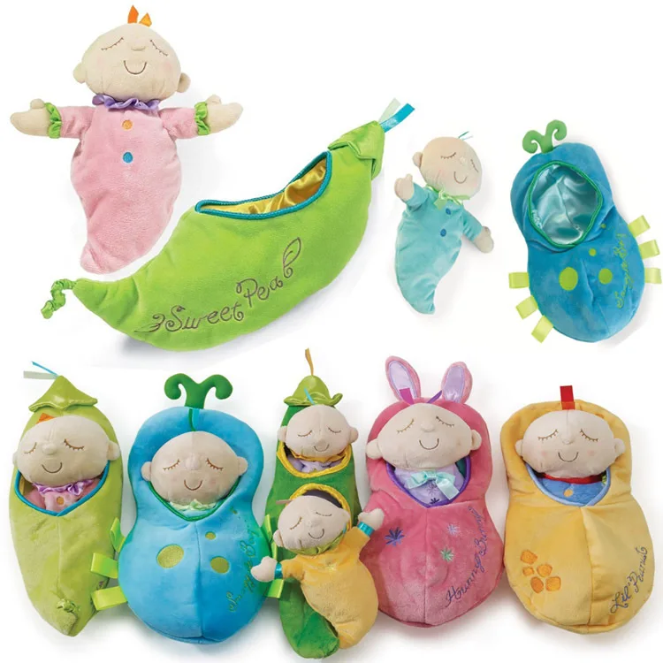 2018 Kawaii Детские Мультяшные плюшевые игрушки Горох Принцесса/принц Мягкие куклы Успокаивающая Кукла Мягкие игрушки